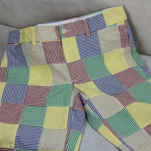 Ralph Lauren Pants - Vtg Ralph Lauren Sport Patchwork Bermuda Shorts